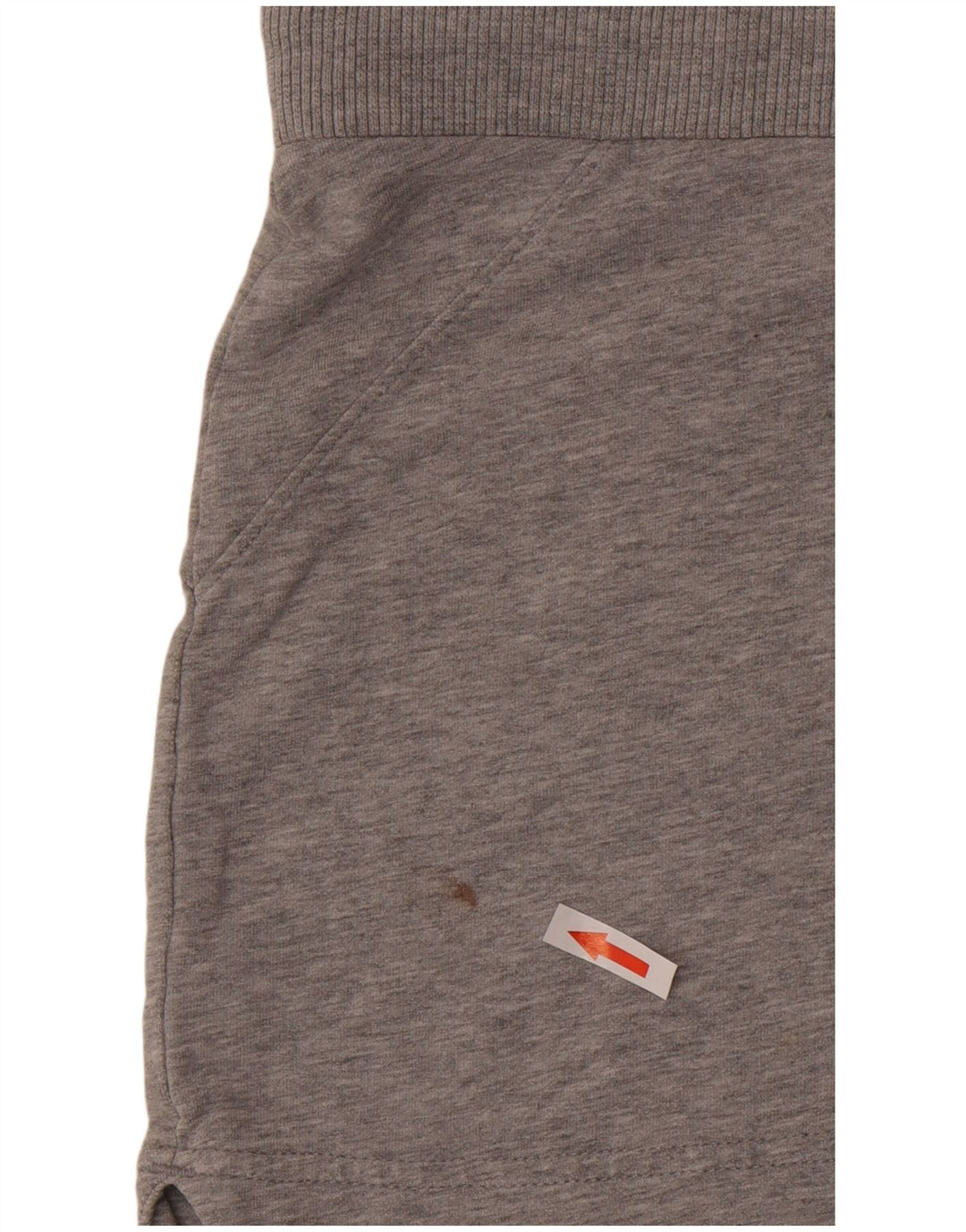 Nike Short de sport pour femme UK 12/14 Gris moyen en coton