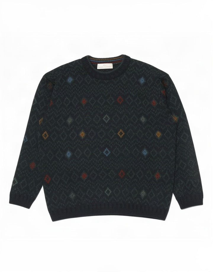 Marks & Spencer Pull St. Michael Turtle Neck Jumper Homme Vert Moyen