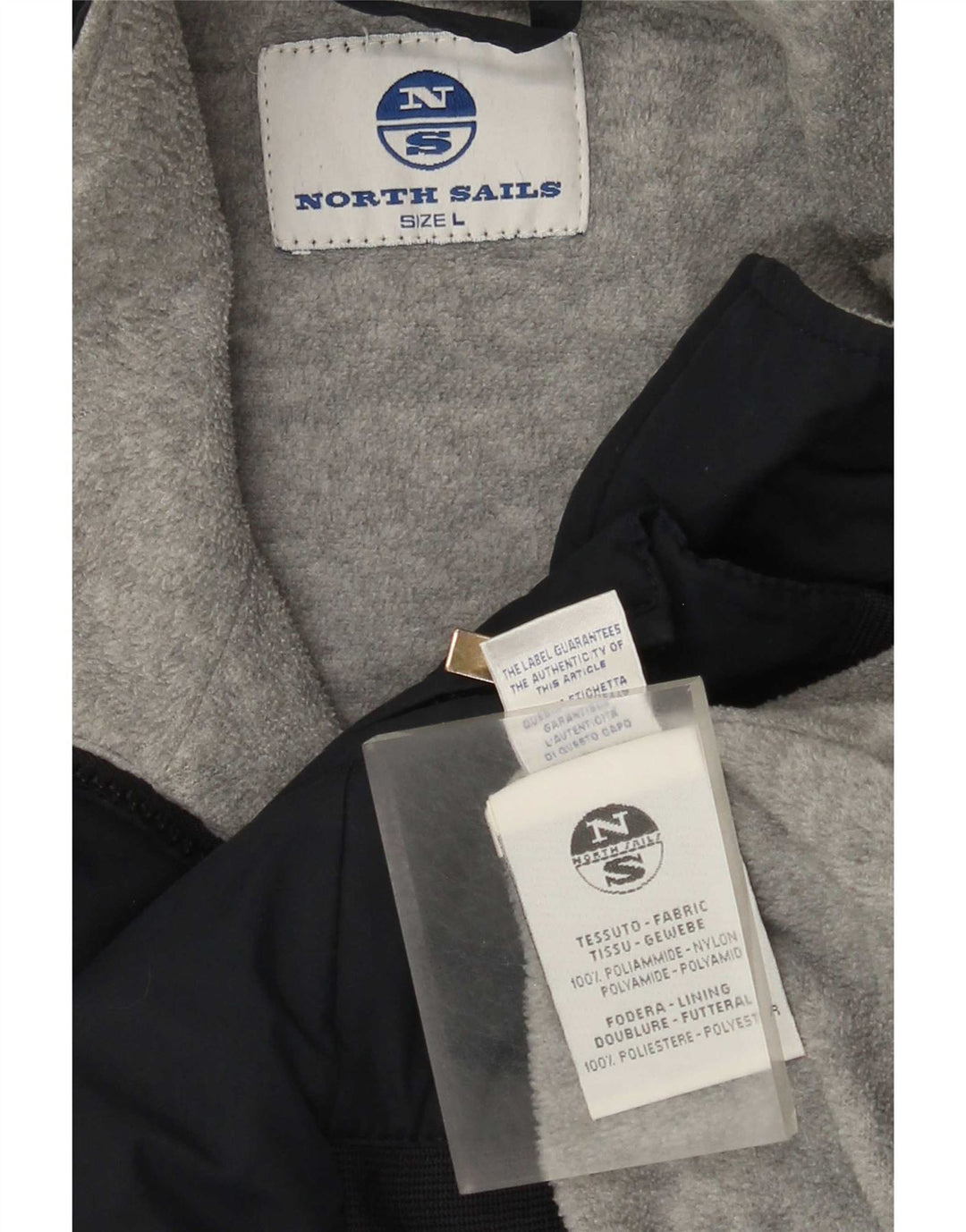 North Sails Veste Bomber Homme UK 40 Large Bleu Marine Polyamide