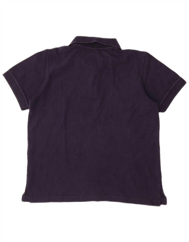 ELLESSE Polo Homme Large Bleu Marine Coton