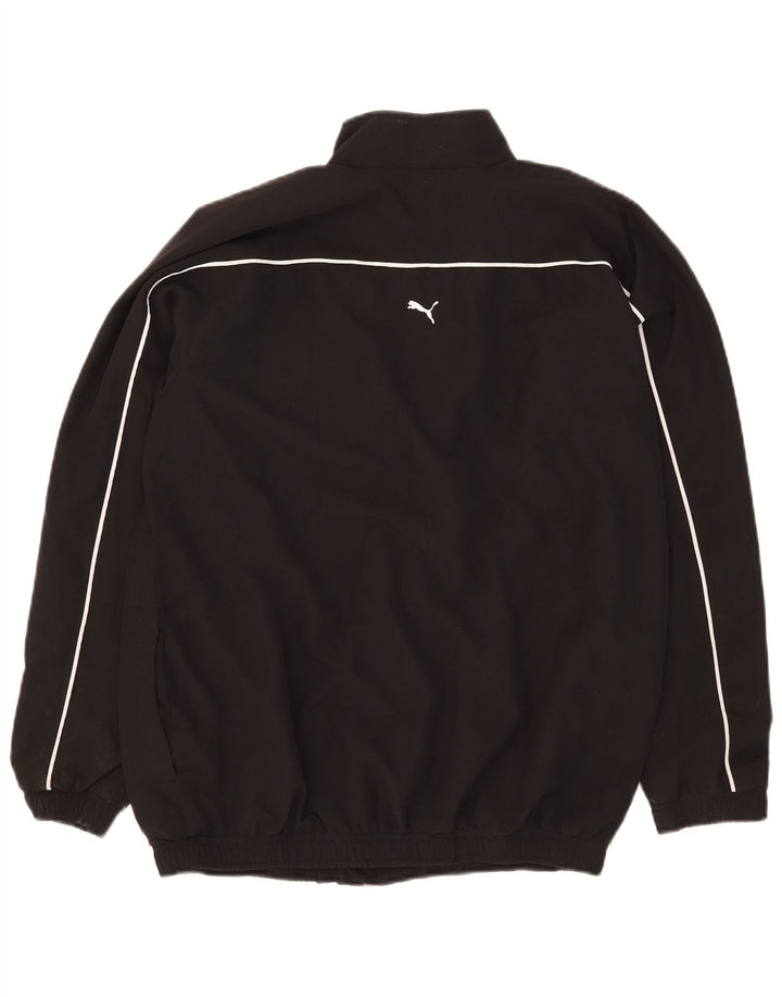 Puma Veste de survêtement graphique garçon 15-16 ans Noir Polyester