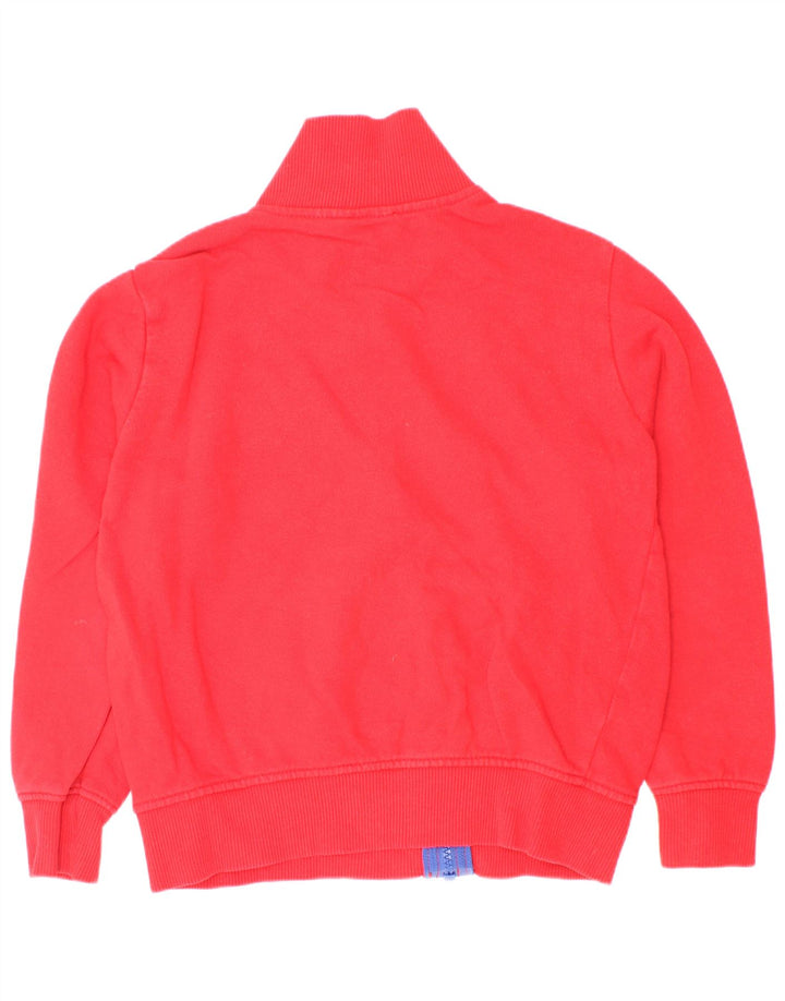 Benetton Veste de Survêtement Graphique Garçon 6-7 Ans Petit Rouge Coton