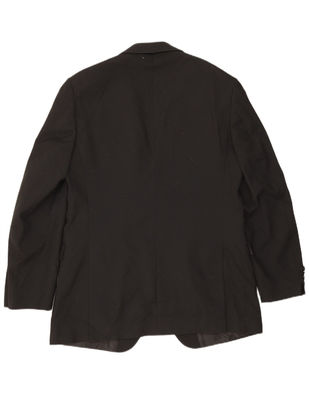 Marks & Spencer Veste blazer à 2 boutons pour homme UK 42 Large Noir Polyester