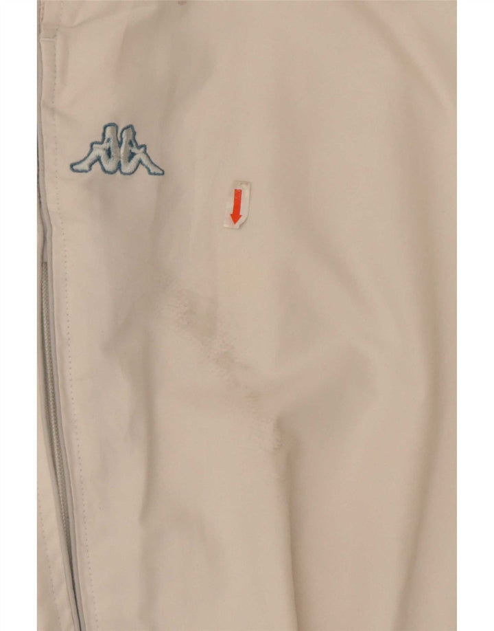 Kappa Pantalon de Survêtement Garçon Joggers 15-16 ans XL Blanc Polyester