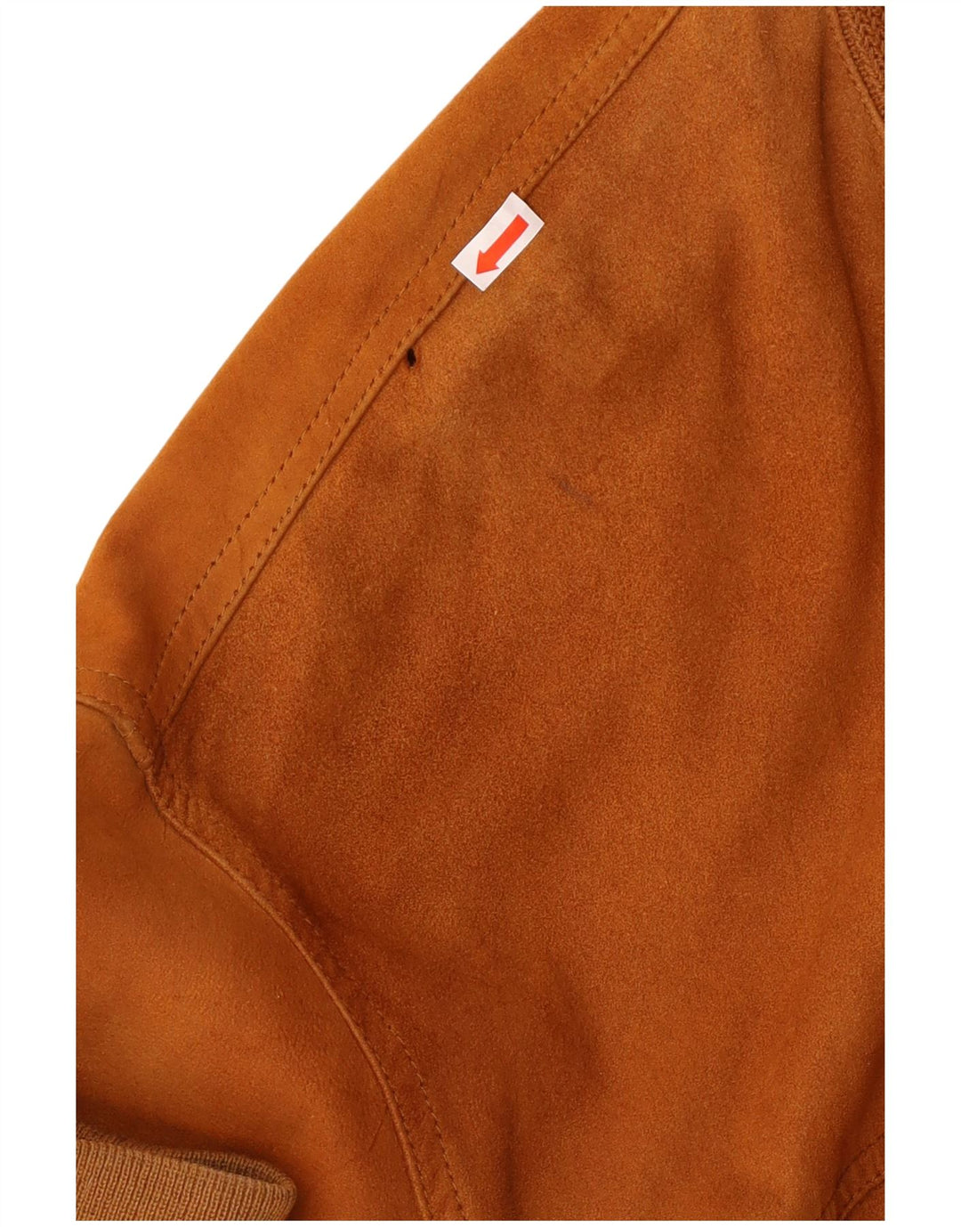 VINTAGE Veste bomber en daim pour homme UK 42 XL Cuir marron