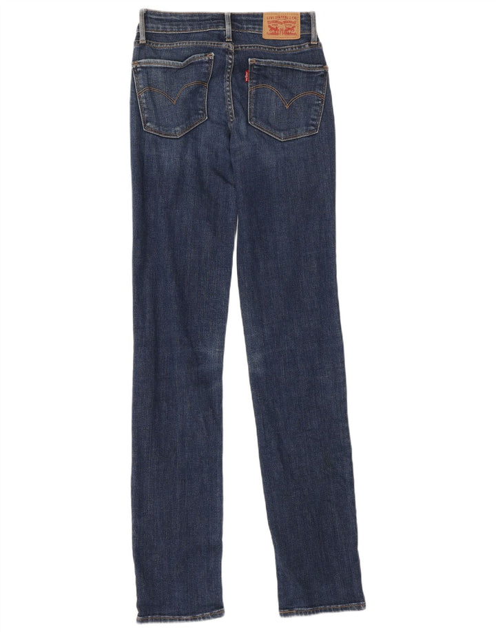 Levi's Jean Droit 714 Femme W23 L33 Bleu Coton