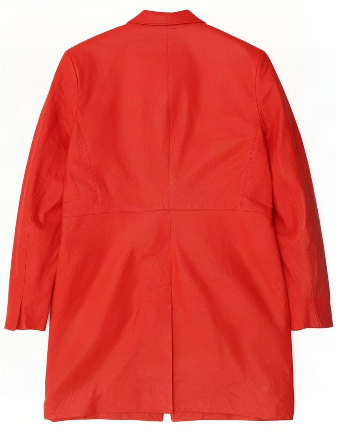 Antonio Fusco Manteau en cuir pour femme IT 44 Rouge moyen