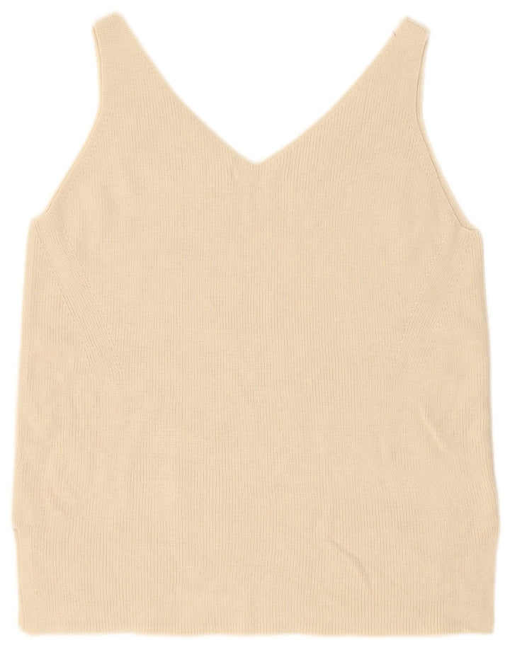 Marks & Spencer Débardeur pour femme UK 16 Large Beige Coton