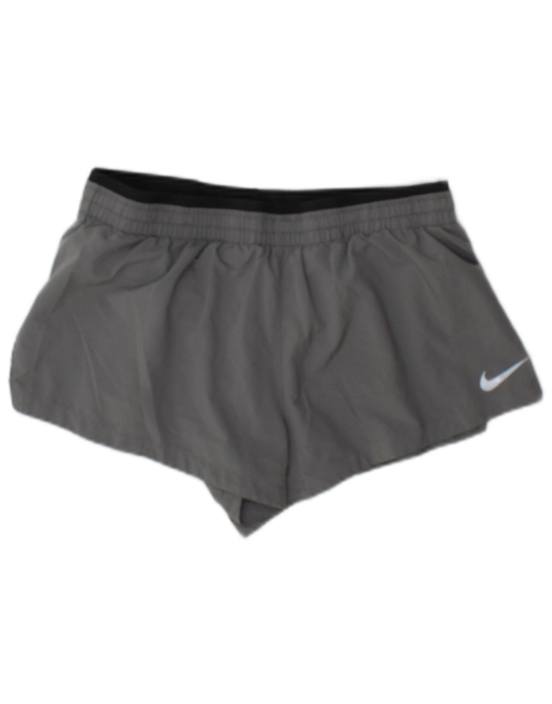 Nike Short de sport Dri Fit pour femme UK 10 Petit Gris Polyester