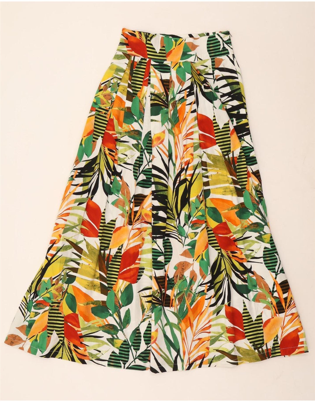 vintage Femmes A-Line Jupe W26 Petit Floral Multicolore