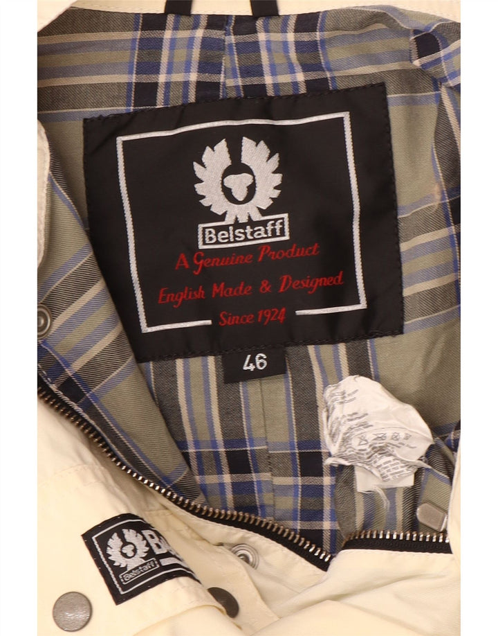 BELSTAFF Gilet utilitaire pour hommes IT 46 petit nylon blanc cassé