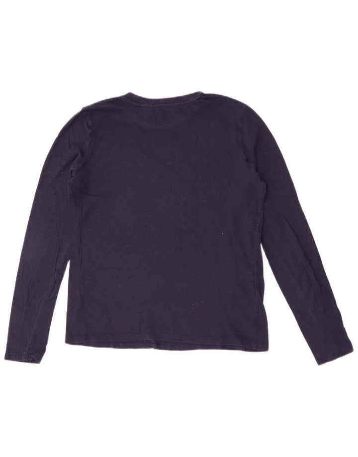 Gap Haut graphique à manches longues pour femme UK 14 Bleu marine moyen