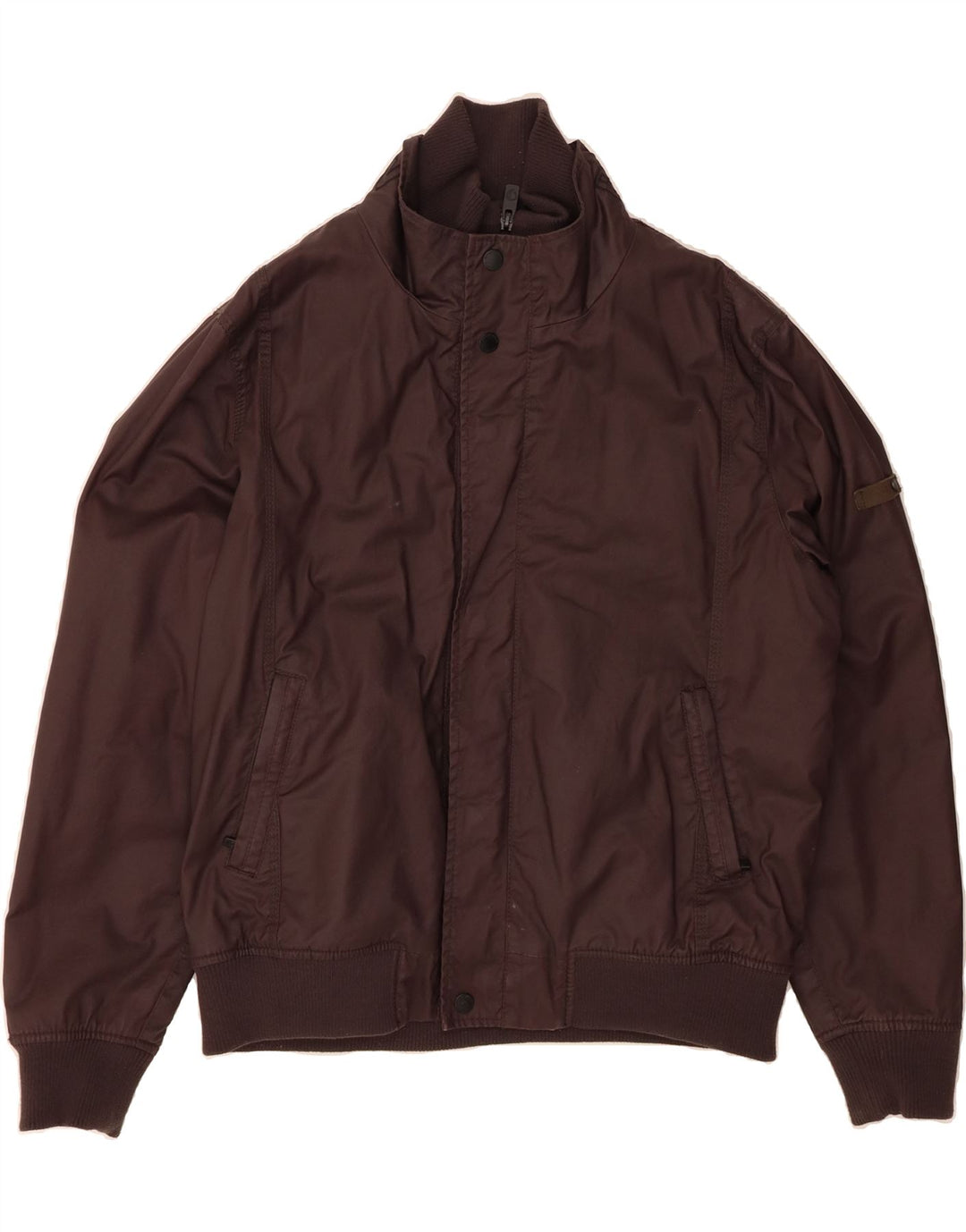 BEN SHERMAN Mens Bomber Jacket UK 42 XL Brown Cotton Vintage Ben Sherman and Second-Hand Ben Sherman from Messina Hembry 