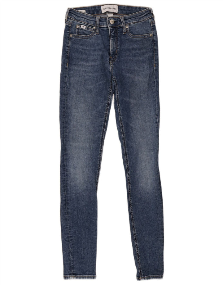 Calvin Klein Jean Skinny Femme W25 L30 Bleu