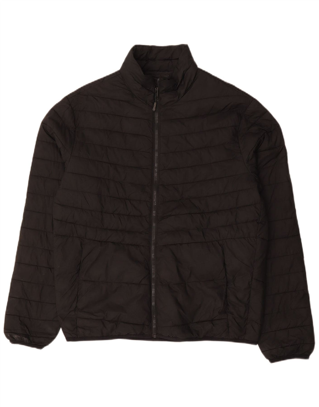 Jack & Jones Veste matelassée pour homme UK 40 Large Noir Polyester