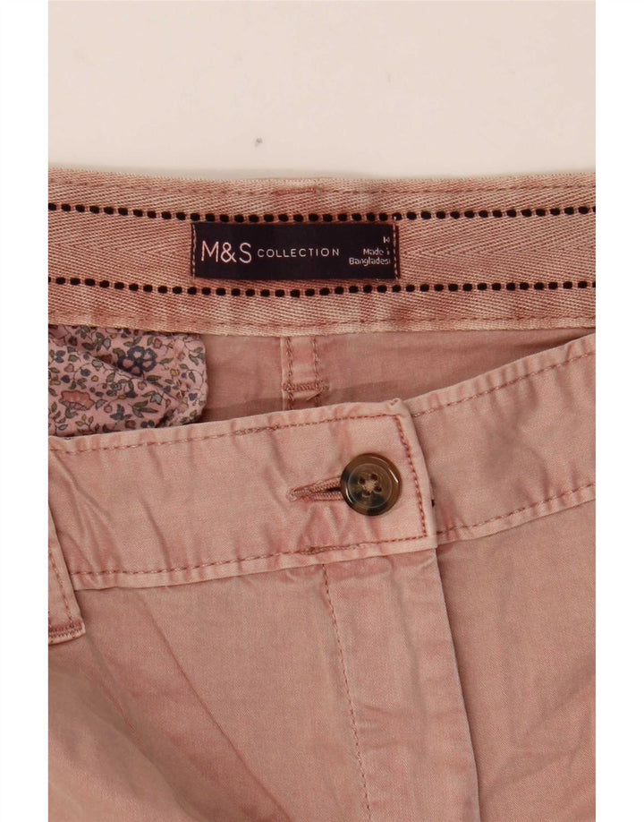 Marks & Spencer Short chino pour femme UK 14 Large W34 Rose