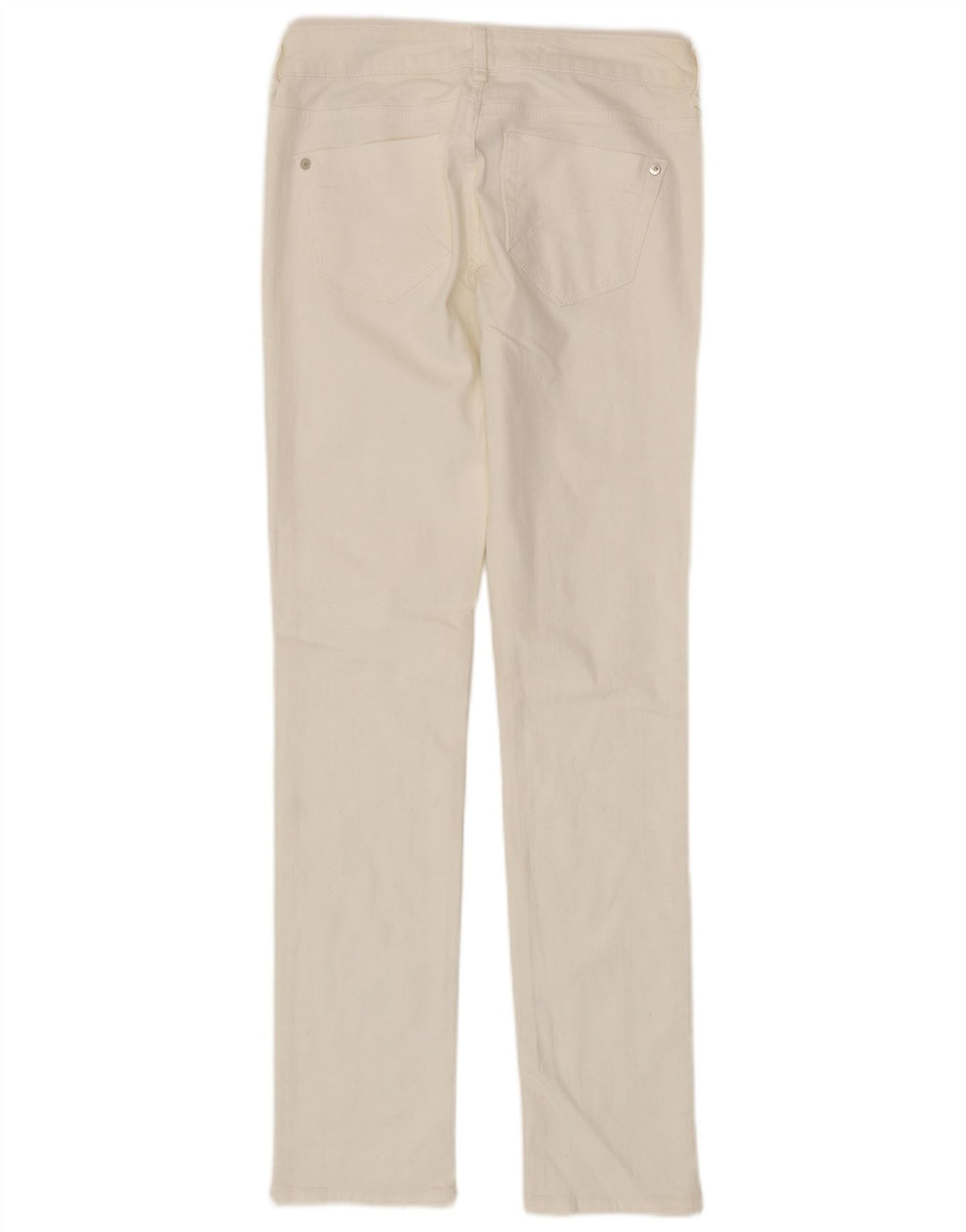 TOPSHOP Jean Slim Femme W28 L32 Coton Blanc