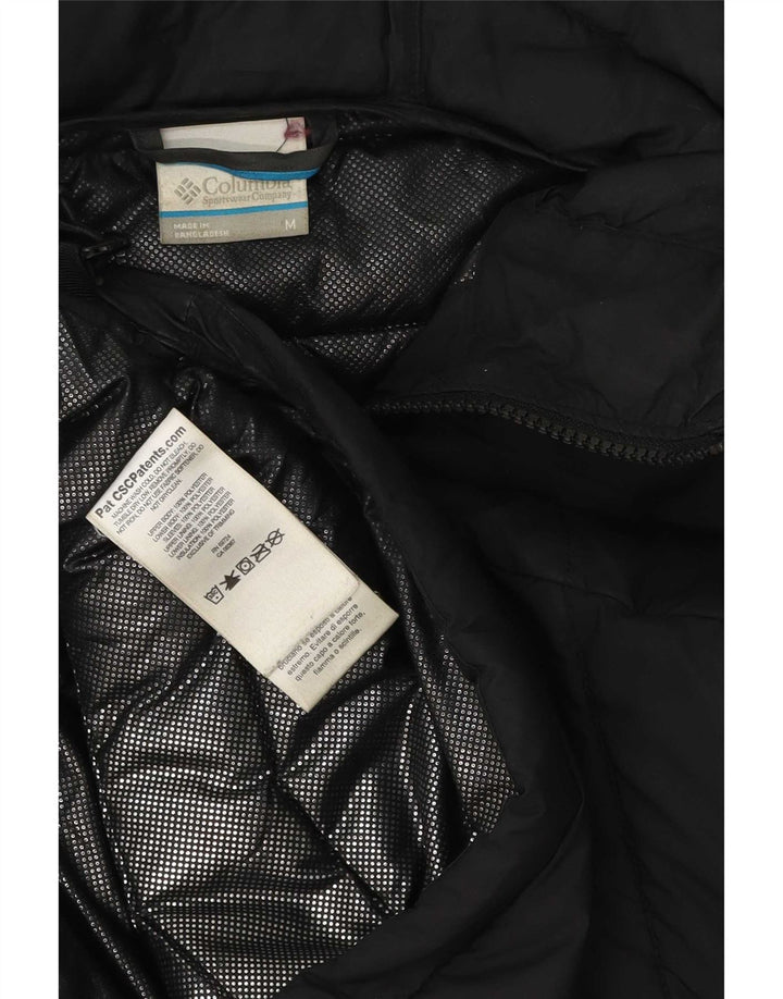 Columbia Veste rembourrée à capuche pour homme UK 38 Medium Noir Polyester
