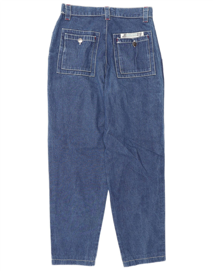 Krizia Jean Fuselé Femme W30 L30 Bleu Coton