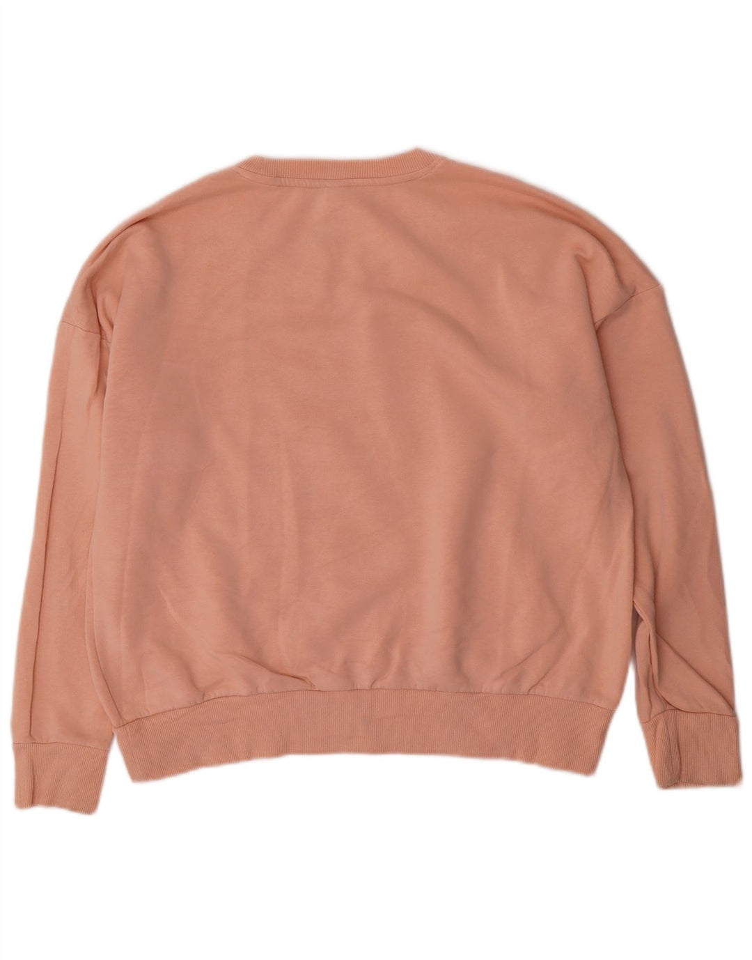 Adidas Sweat-shirt surdimensionné graphique pour femme UK 12/14 Rose moyen