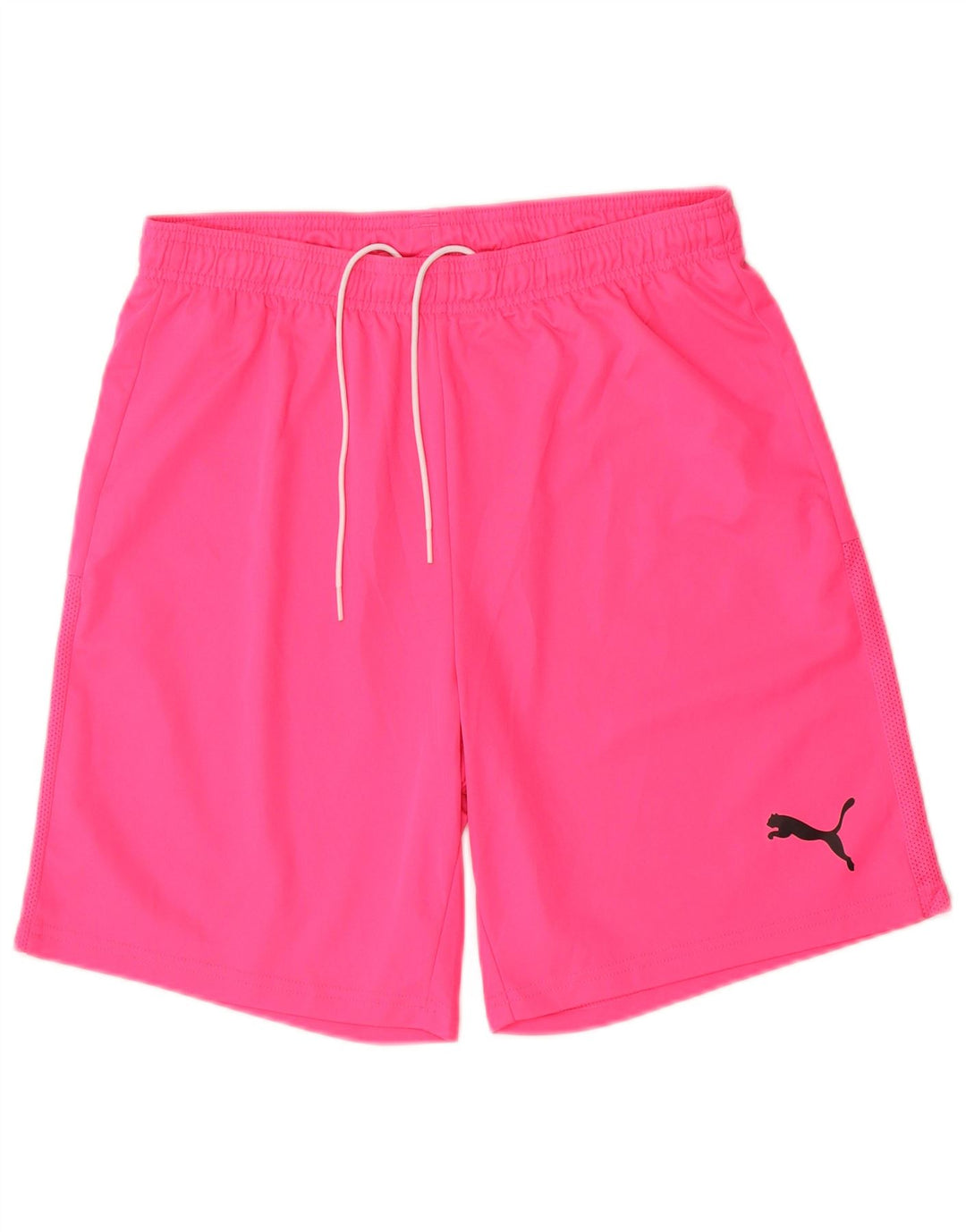 Puma Short de Sport Homme Rose Moyen Polyester