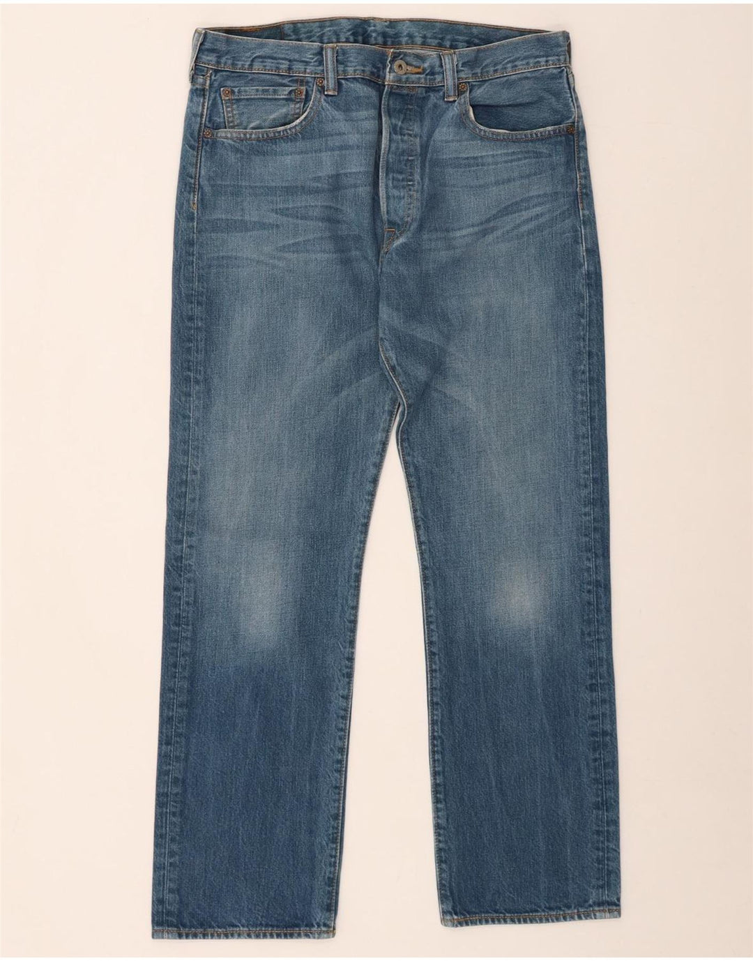 Levi's Jean Droit 501 Homme Bleu W34 L30 Coton
