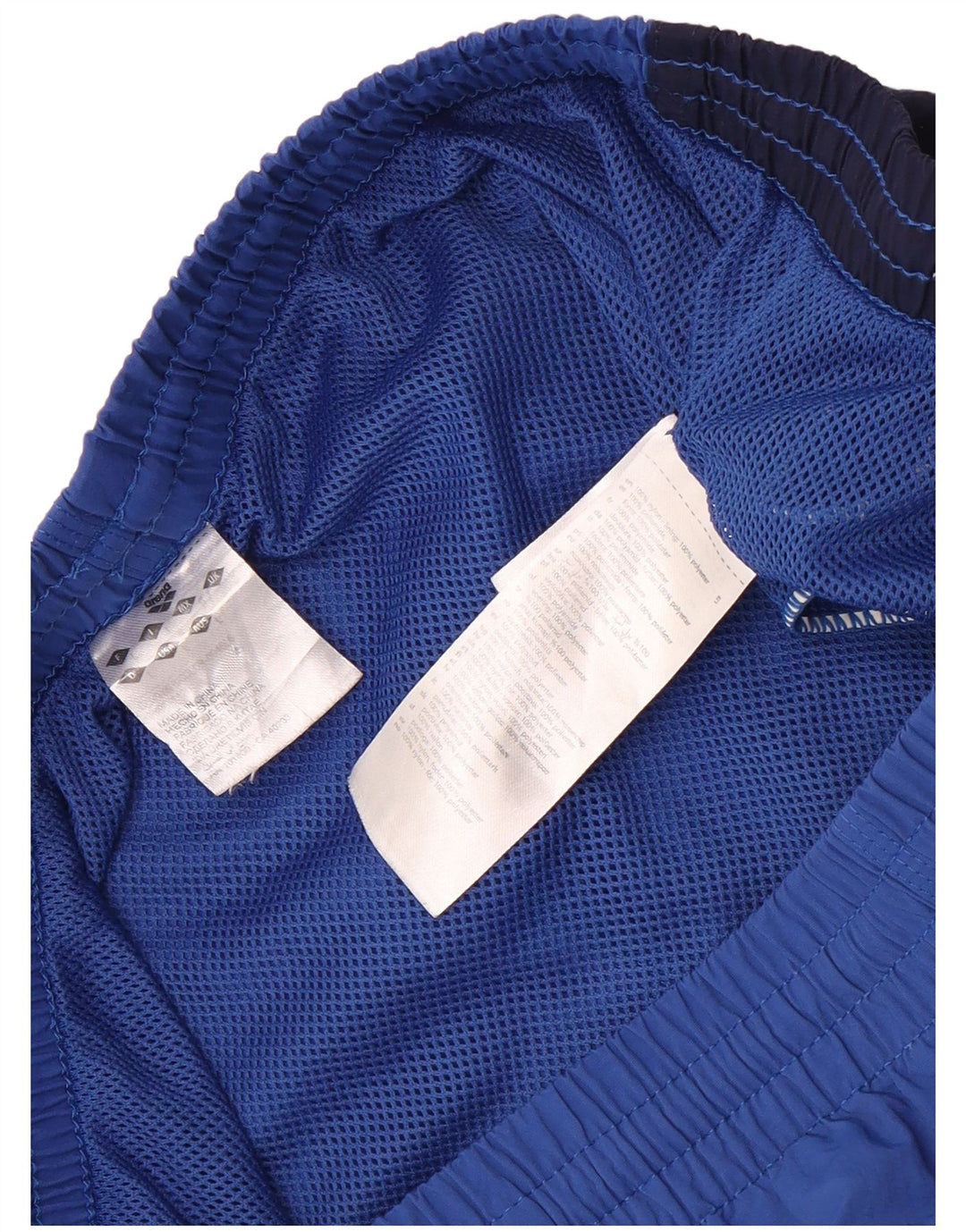 Arena Short de Bain Graphique Homme Large Bleu Polyester Colorblock