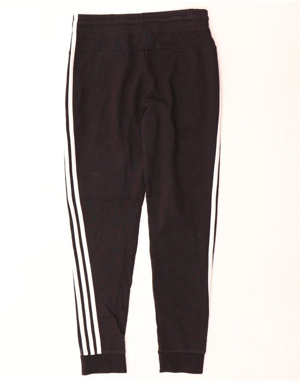 Adidas Pantalon de survêtement pour femme Joggers UK 8/10 Petit coton noir