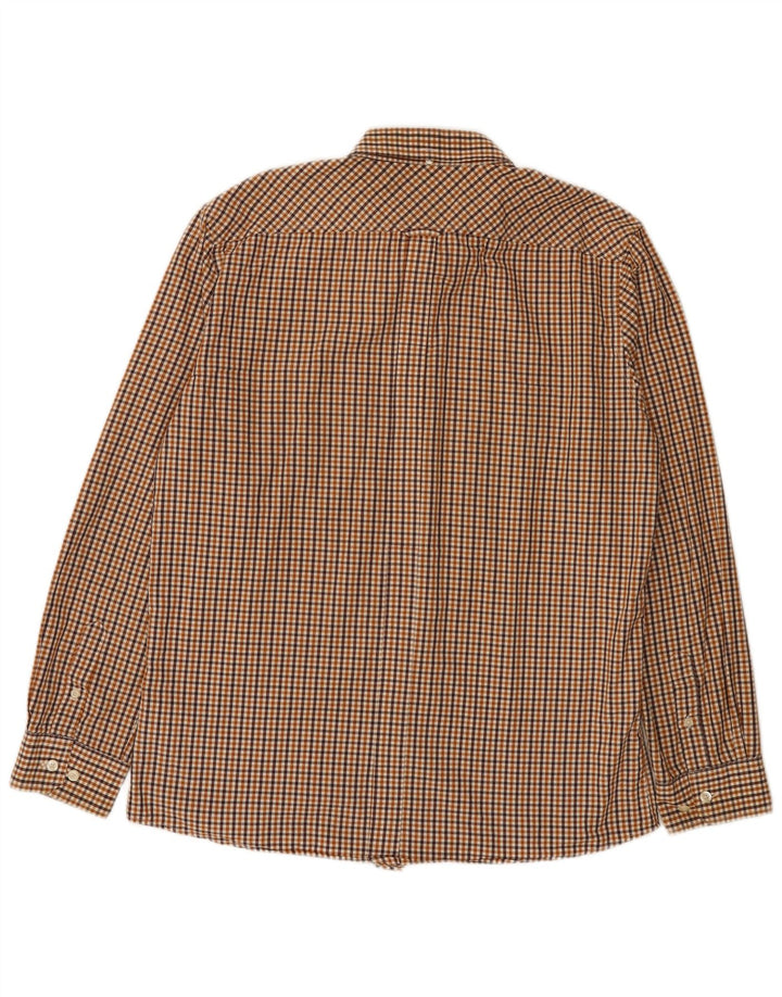 Ben Sherman Chemise Homme Grand Coton Vichy Marron
