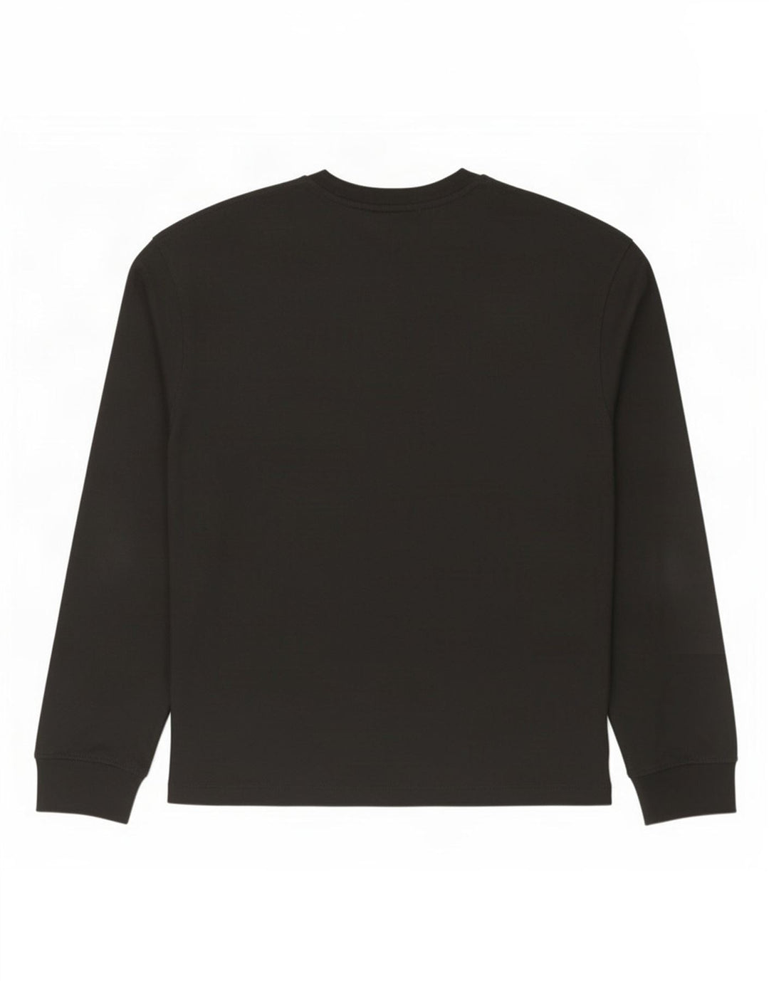 Zara Homme Top Manches Longues Coton Noir Moyen