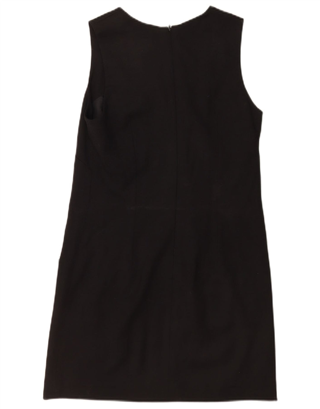 French Connection Robe droite sans manches pour femme UK 10 Petite laine noire