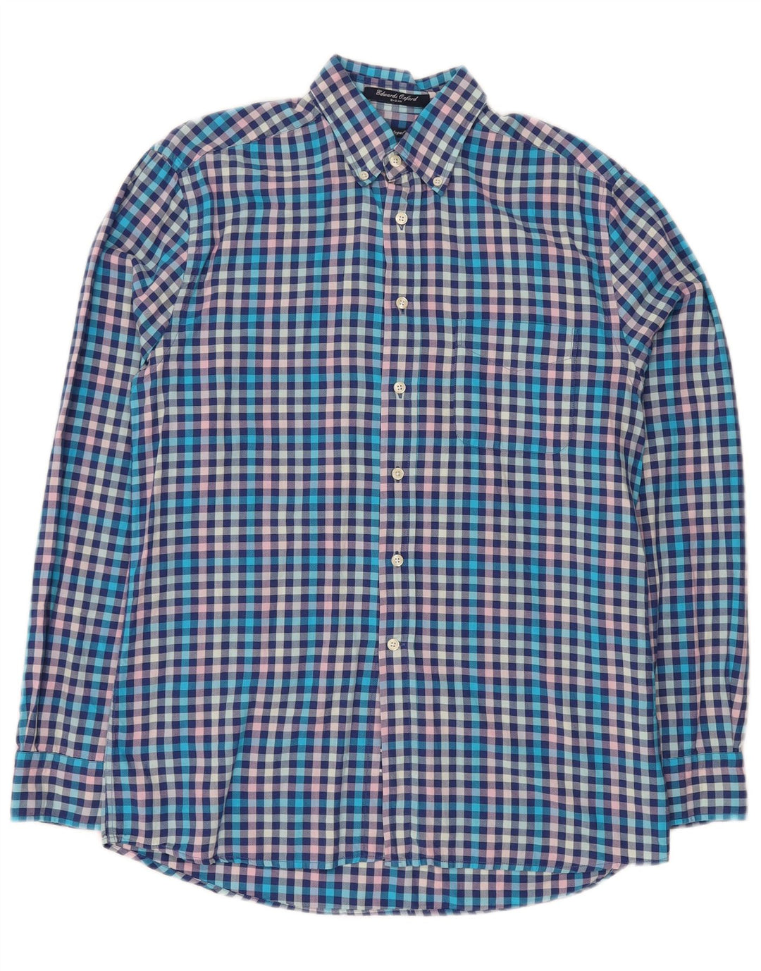 Gant Chemise E-Z Fit Homme Bleu Moyen Vichy Coton