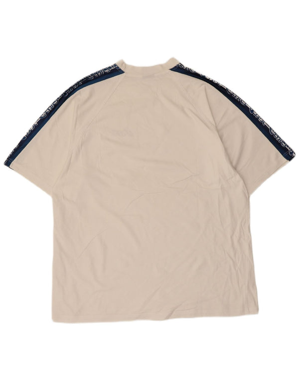 Asics T-Shirt Graphique Homme XL Blanc Colorblock