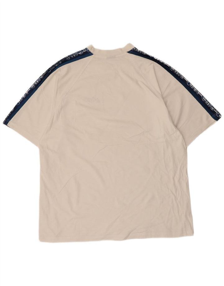 Asics T-Shirt Graphique Homme XL Blanc Colorblock