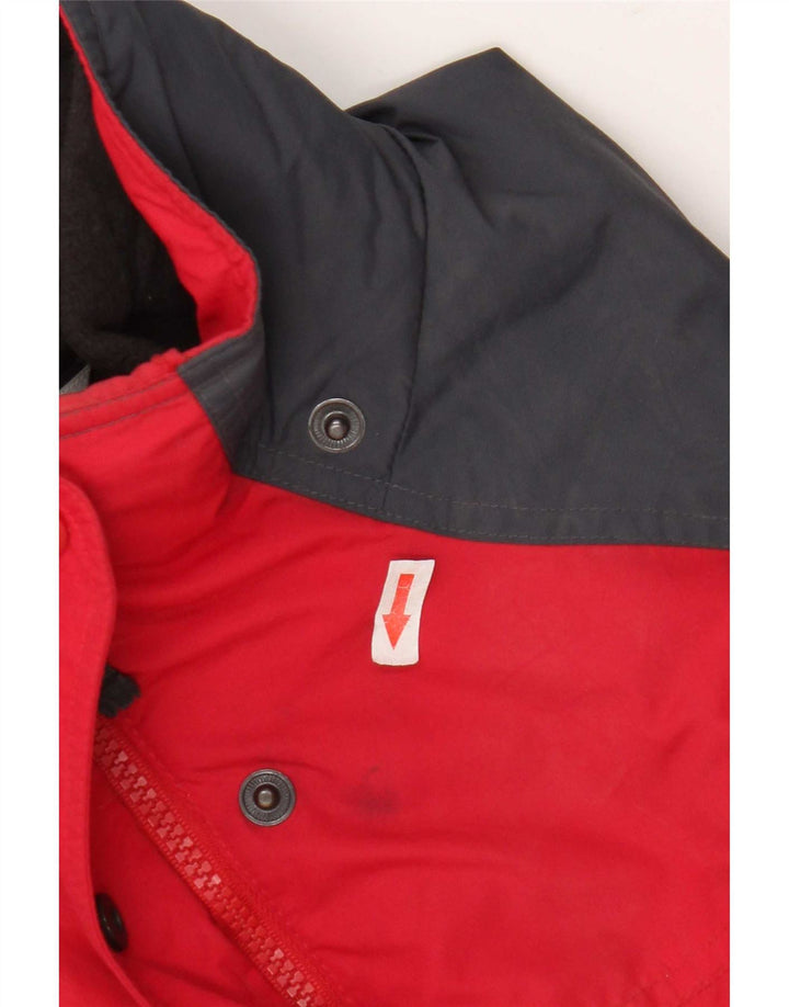 Columbia Veste de Pluie Femme UK 16 Large Bleu Marine Colorblock Polyester