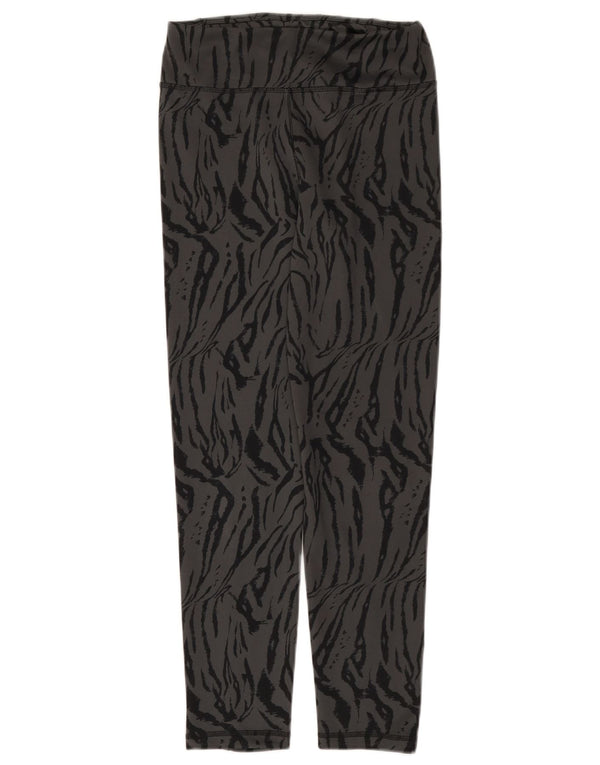 Adidas Legging Fille 13-14 ans Gris Animal Print Polyester