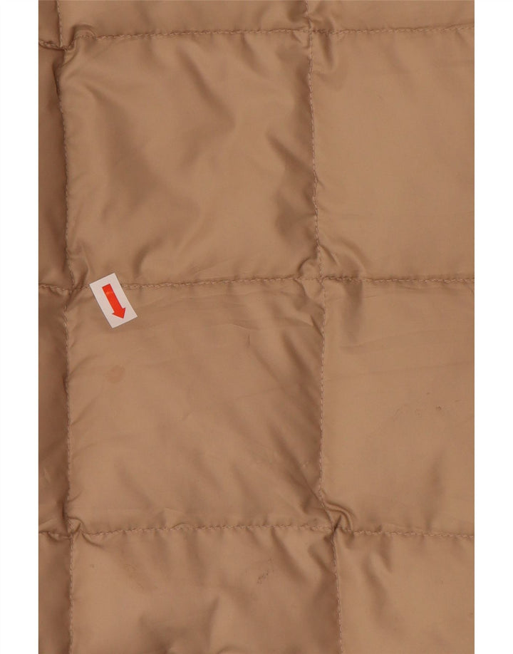 Manteau matelassé réversible femme vintage IT 44 Beige Moyen