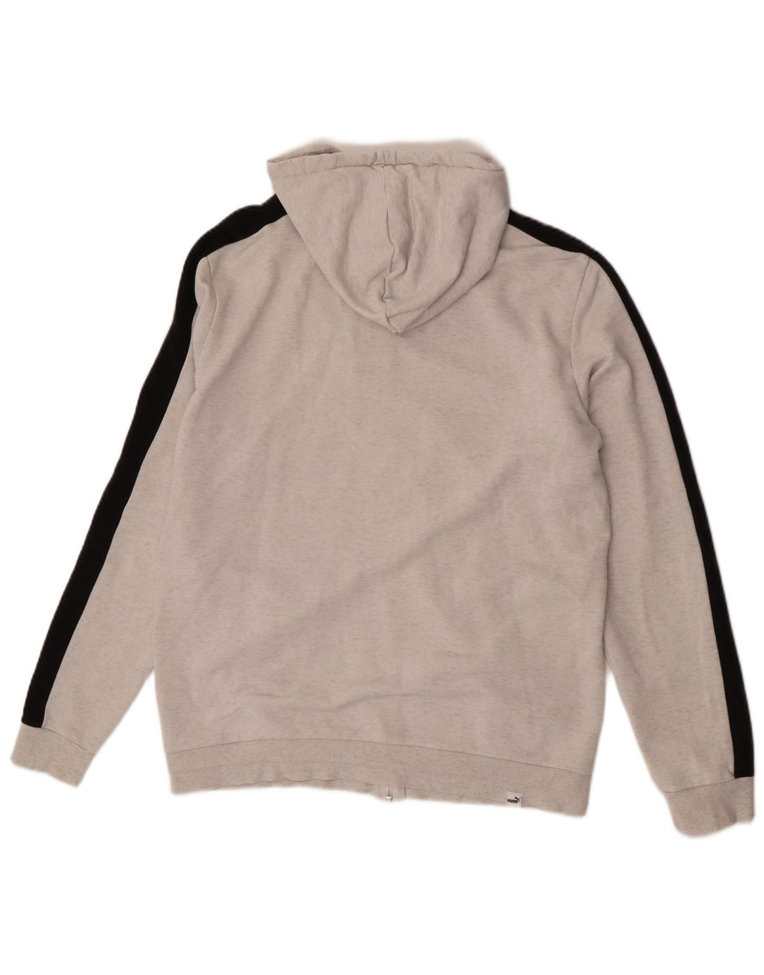 Puma Sweat à Capuche Graphic Zip Homme Gris Moyen Colourblock Cotton