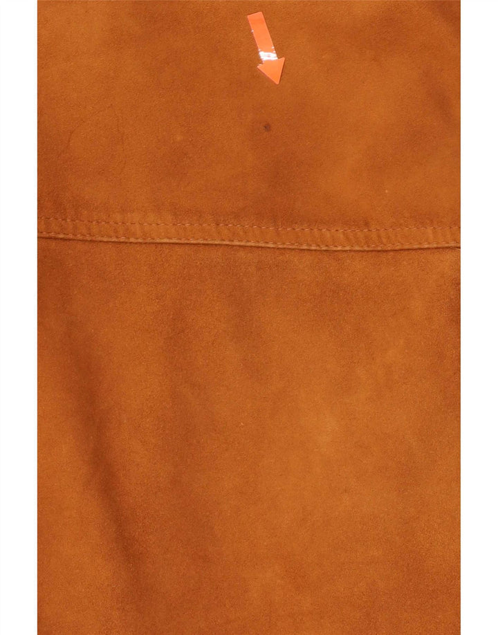 Essebi Veste Bomber En Daim Homme EU 50 Grand Cuir Beige