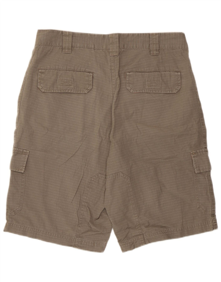 vintage Mens Cargo Shorts IT 48 Moyen W30 Gris Pinstripe
