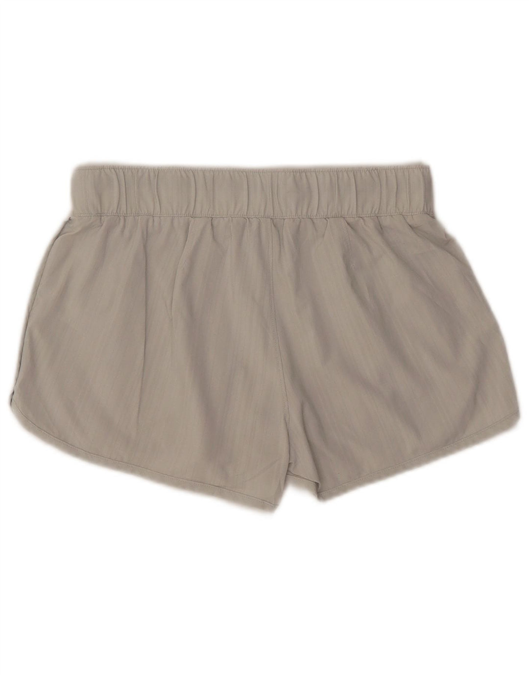 ATHLETA Short de sport pour femme UK 10 Petit gris à fines rayures en polyester