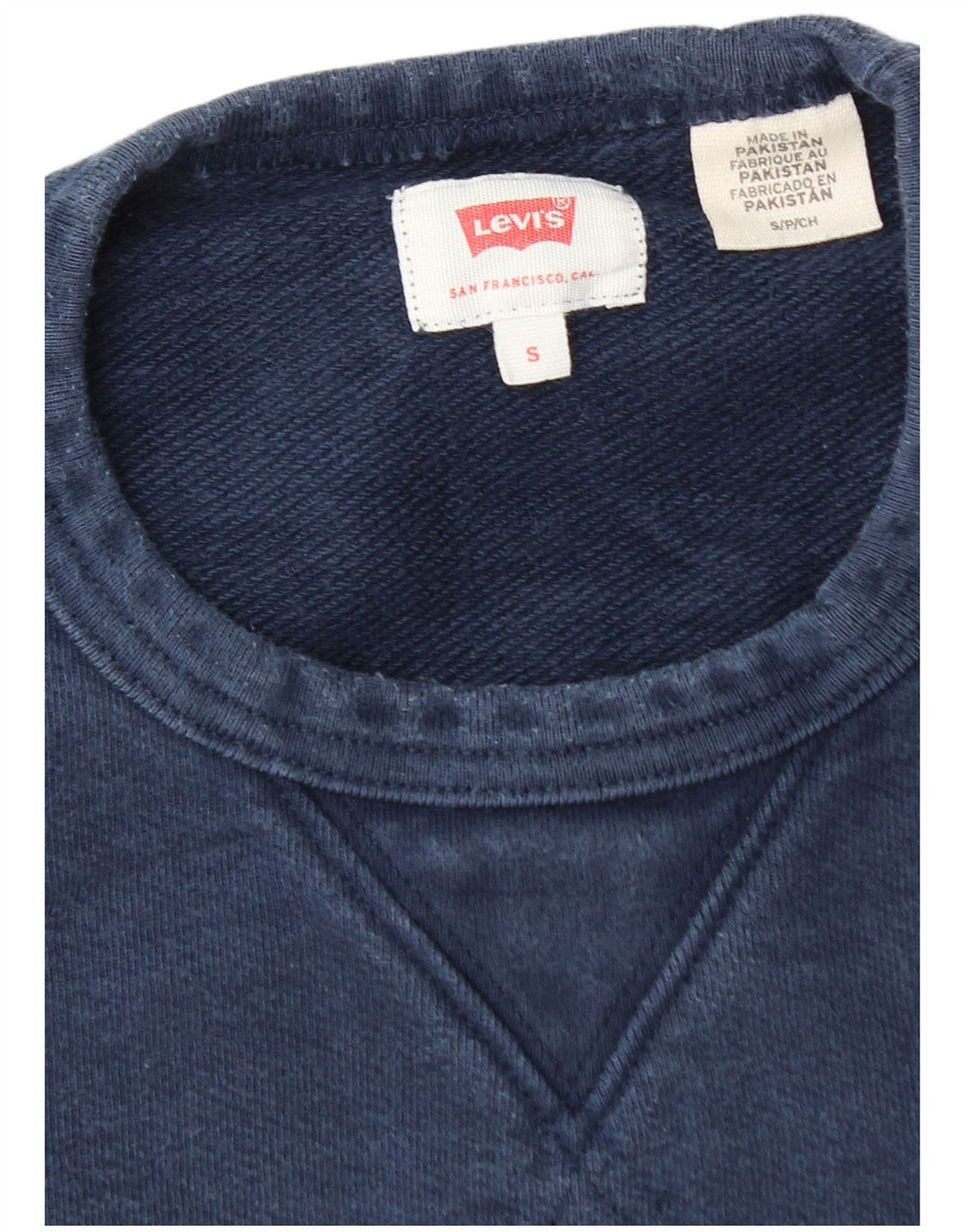 LEVI'S Sweat-Shirt Graphique Homme Petit Bleu Marine Coton