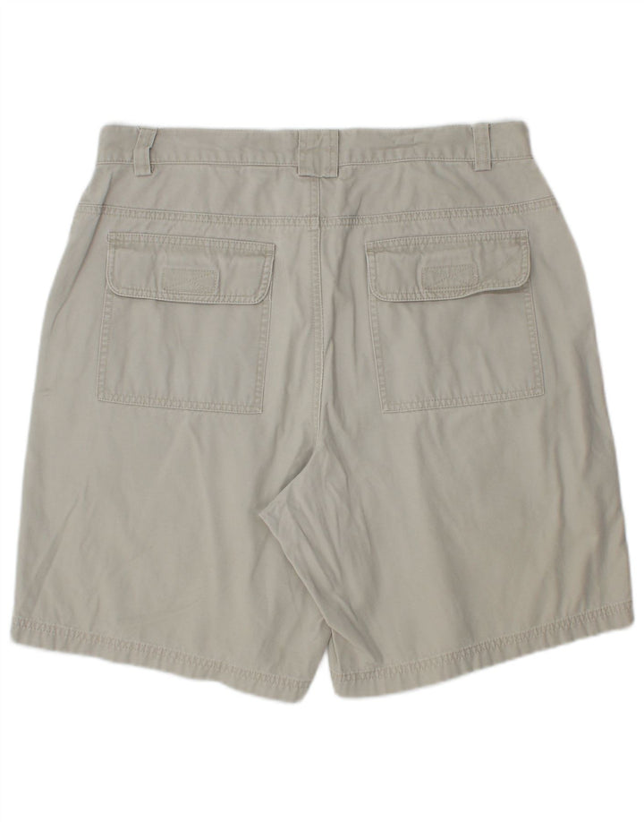 EDDIE BAUER Short Cargo Homme W34 Grand Gris Coton