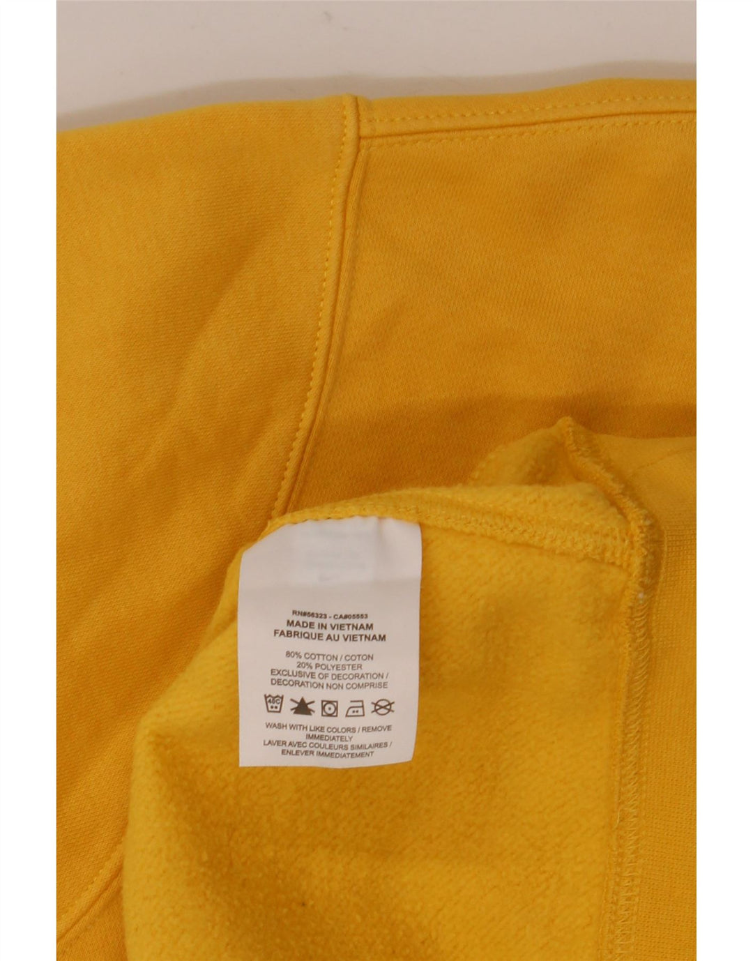 Nike Homme Sweatshirt Jumper XL Jaune Coton