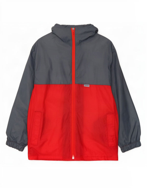 Brugi Veste de Survêtement à Capuche Homme Gris Moyen Colorblock Polyamide