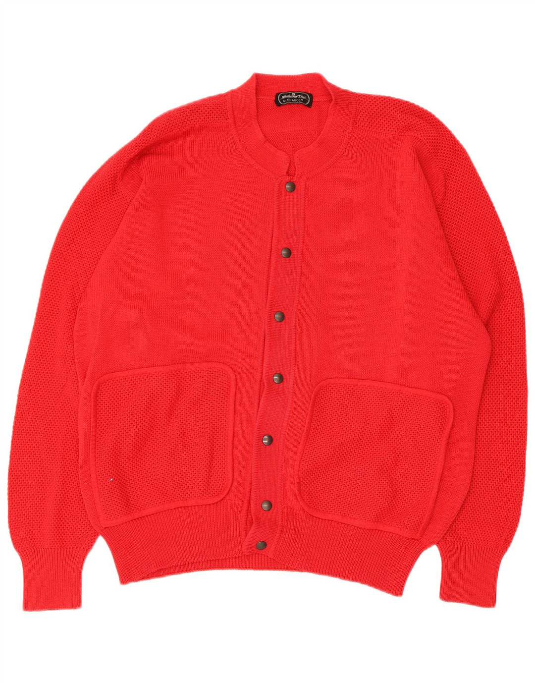 vintage Mens Cardigan Pull Grand Coton Rouge