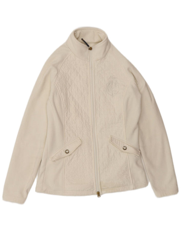 Musto Veste polaire pour femme UK 10 Small Blanc Polyester