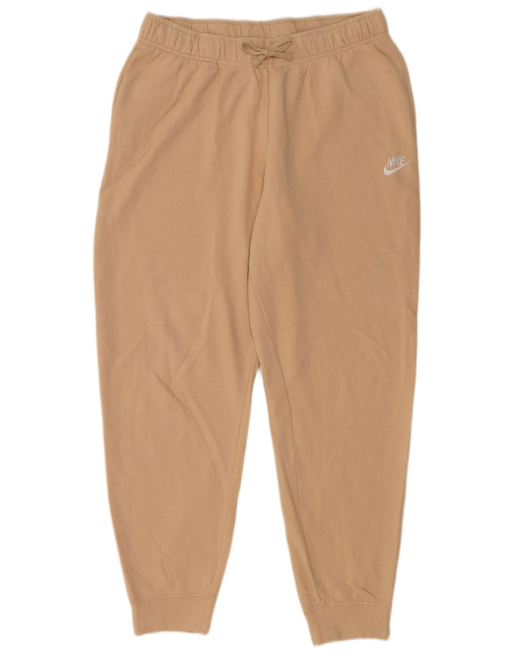 Nike Pantalon de survêtement pour homme en coton beige Taille L