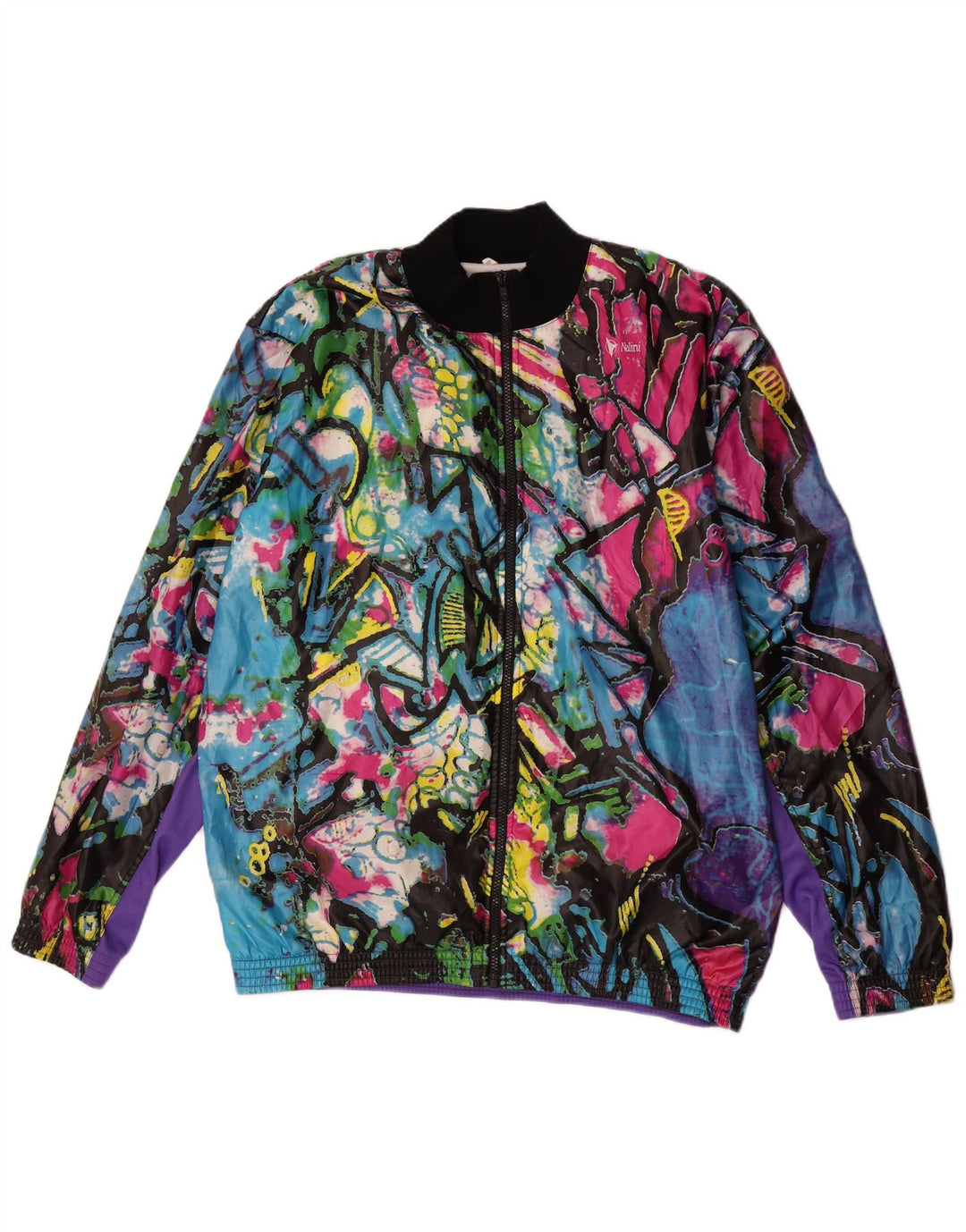 Nalini Veste de survêtement à motif abstrait pour homme XL multicolore