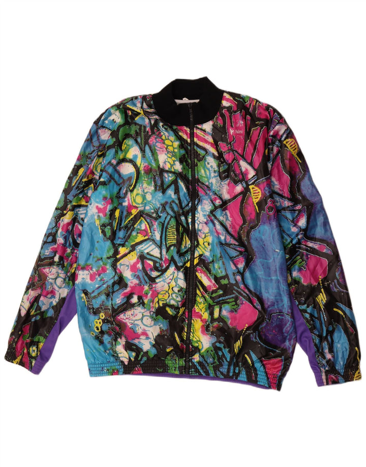 Nalini Veste de survêtement à motif abstrait pour homme XL multicolore